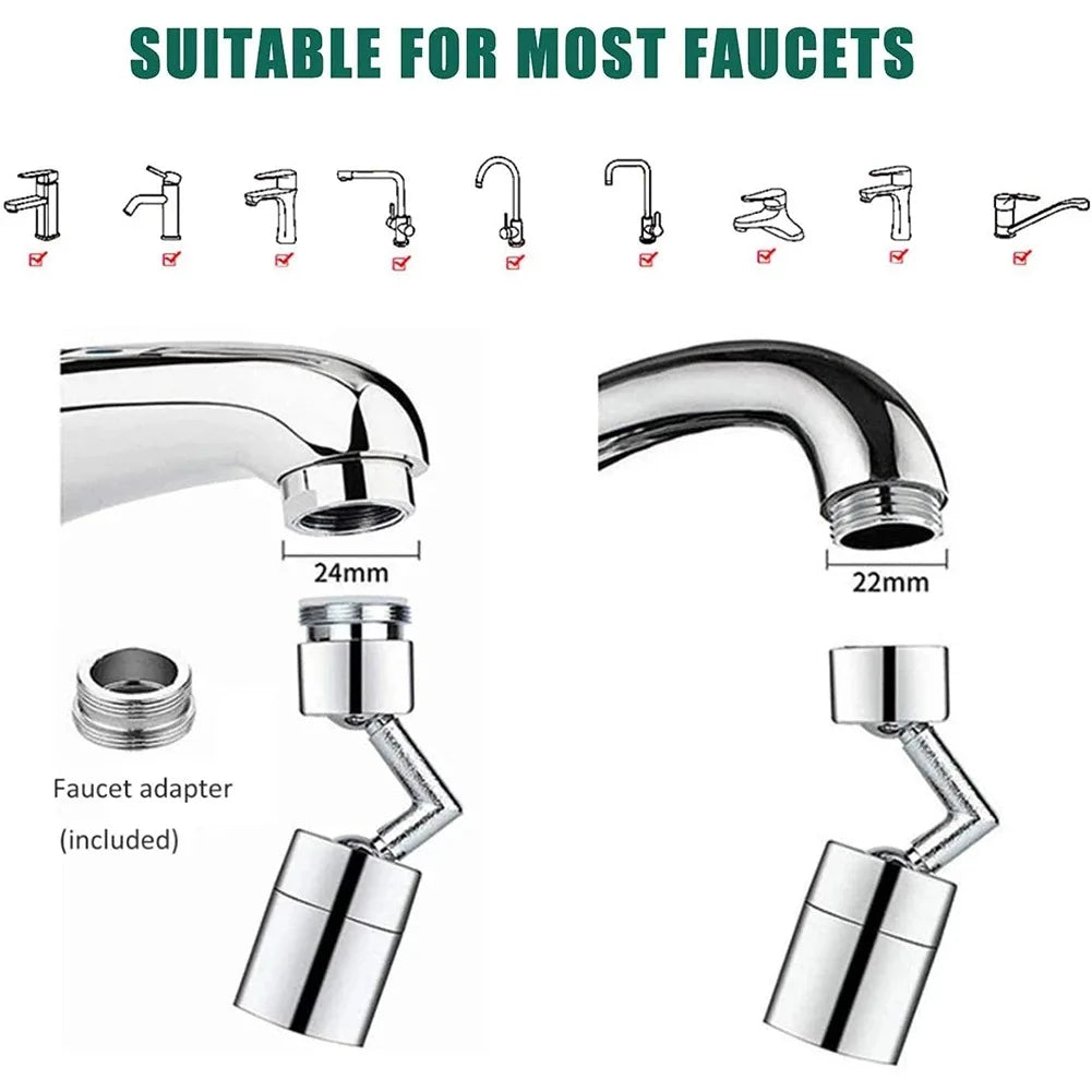 Rotatable Faucet Sprayer Extender